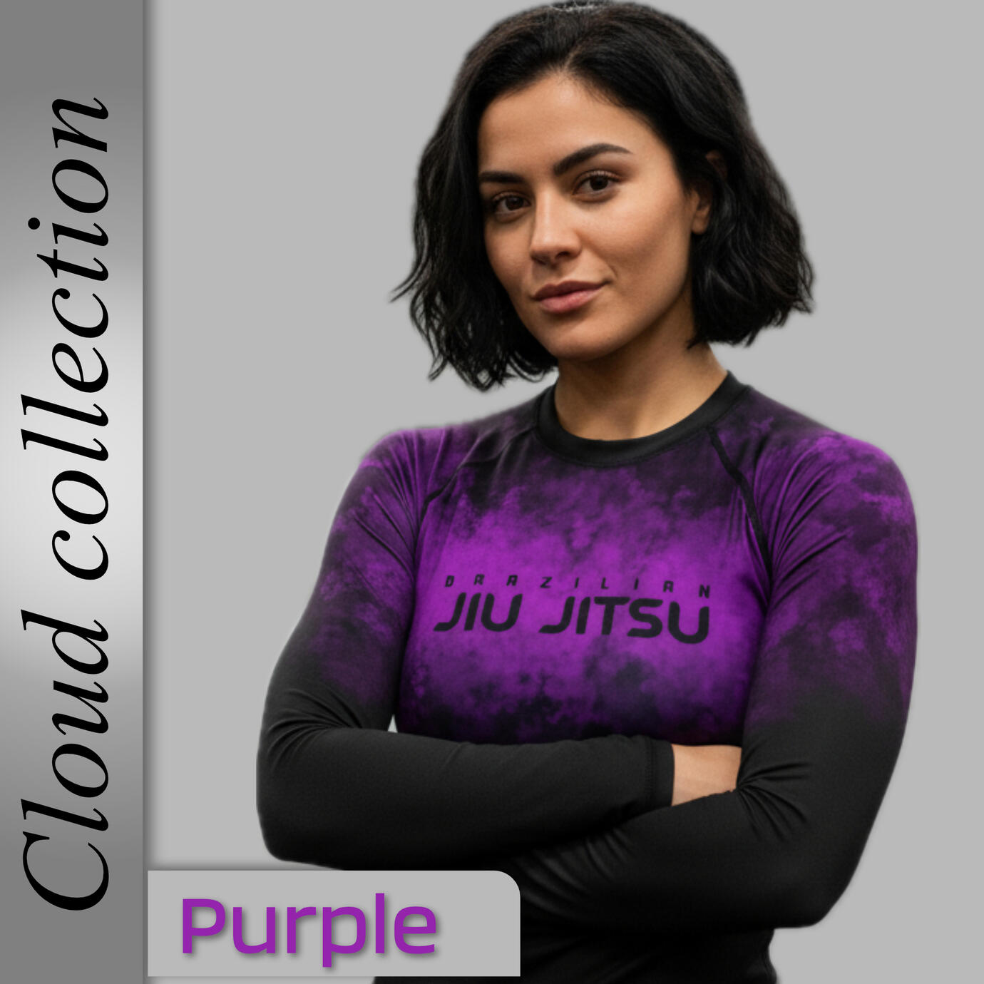 Jiu Jitsu Rashguard - Purple Clouds