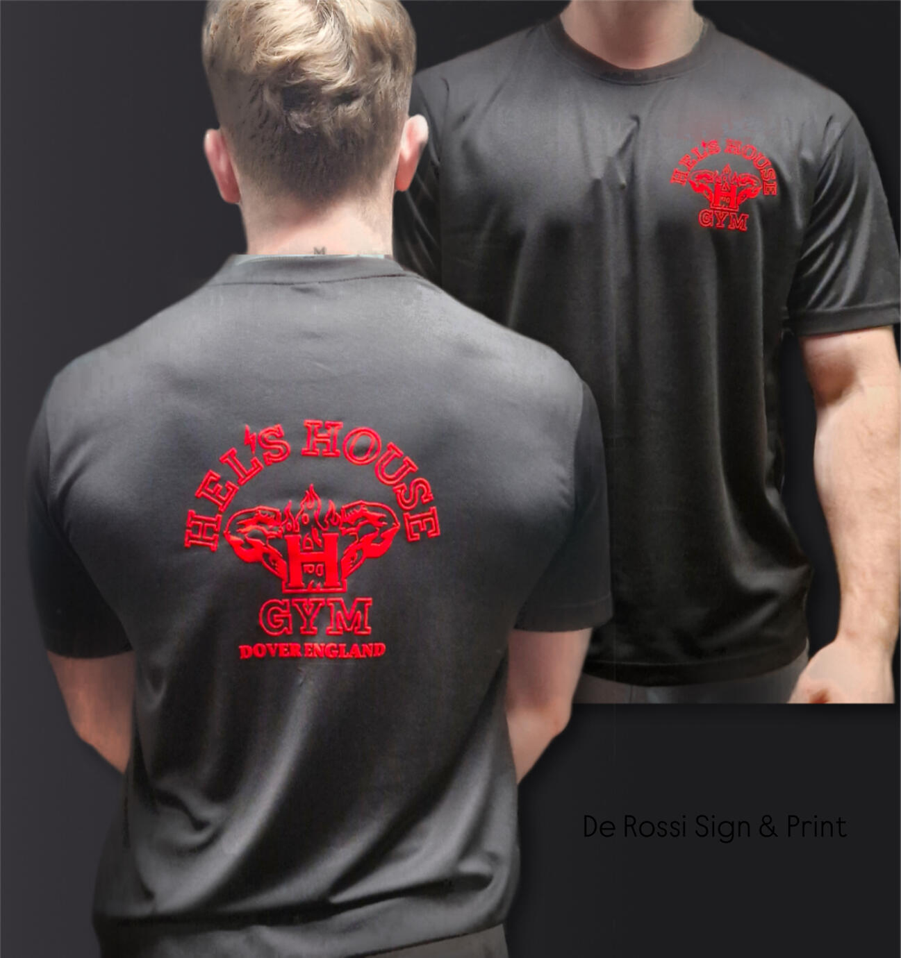 Hels’ House Gym &amp; Logo Print